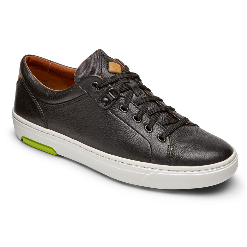 Tenis Rockport Homem Pretas - Lets Walk Cupsole Lace-To-Toe - 60478PUXO